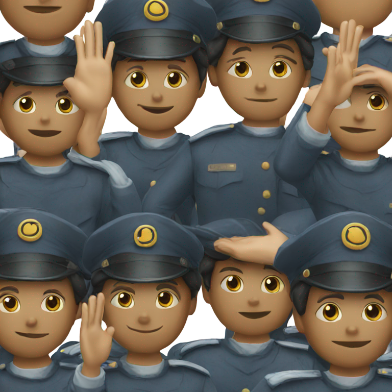 genmoji : Emoji de salut
