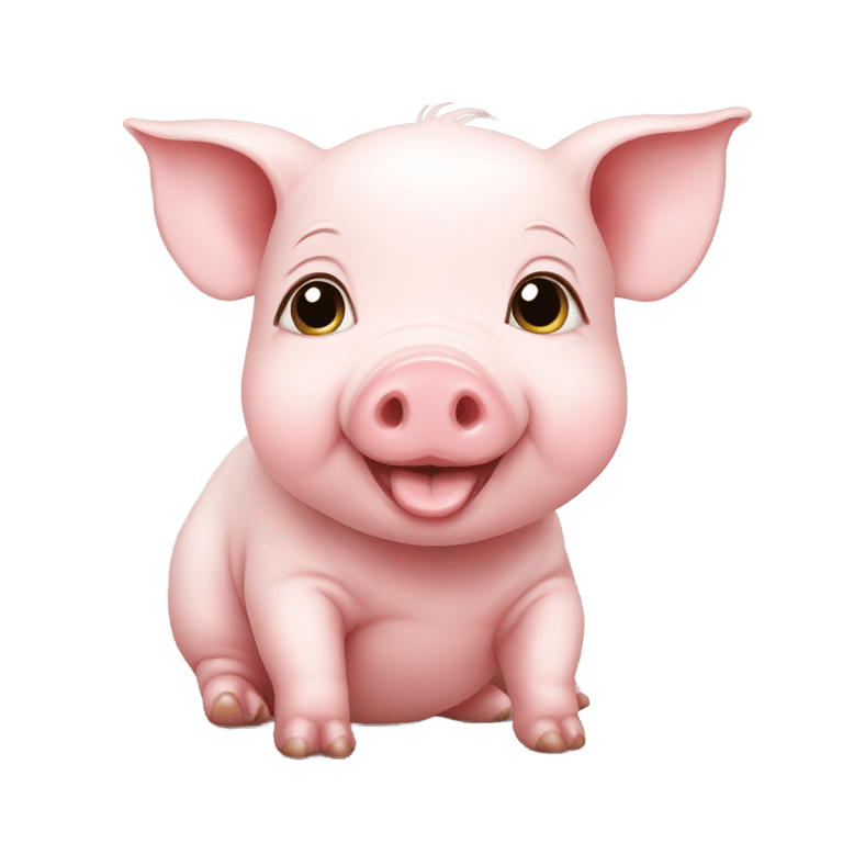 genmoji: baby pig