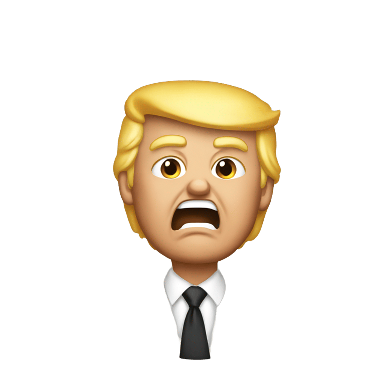 genmoji: Trump mewing