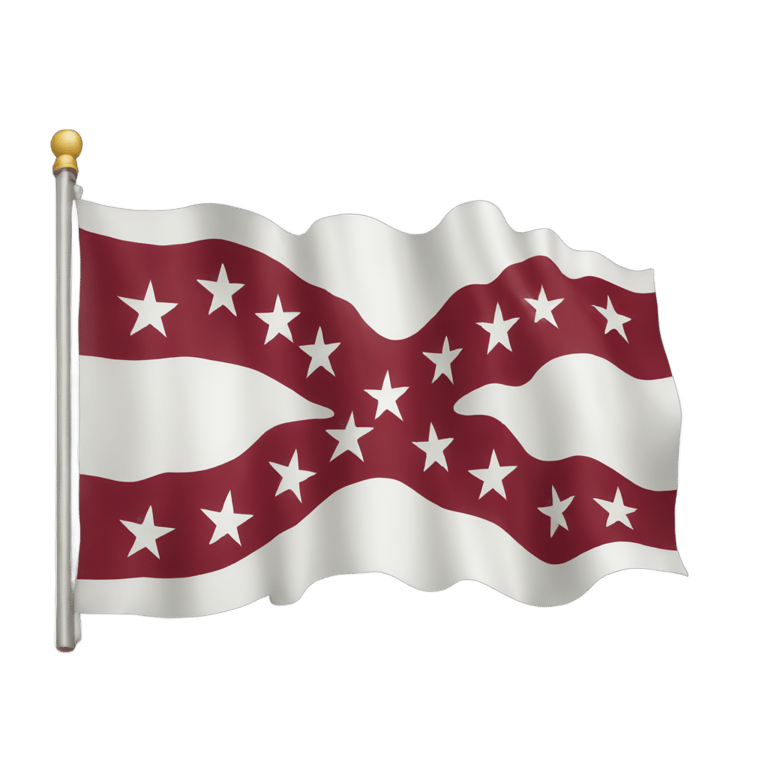 genmoji: Flag of the state of alabama