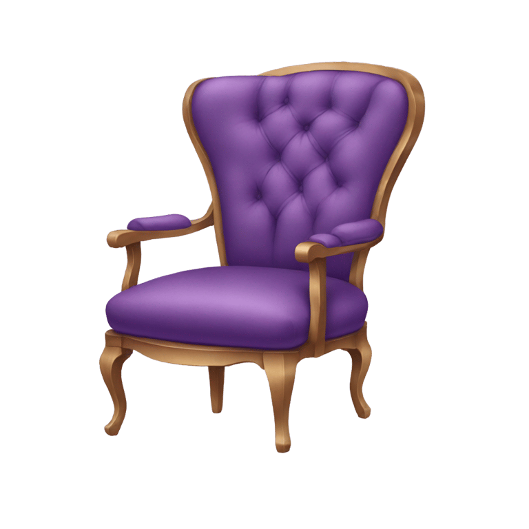 genmoji: purple chair