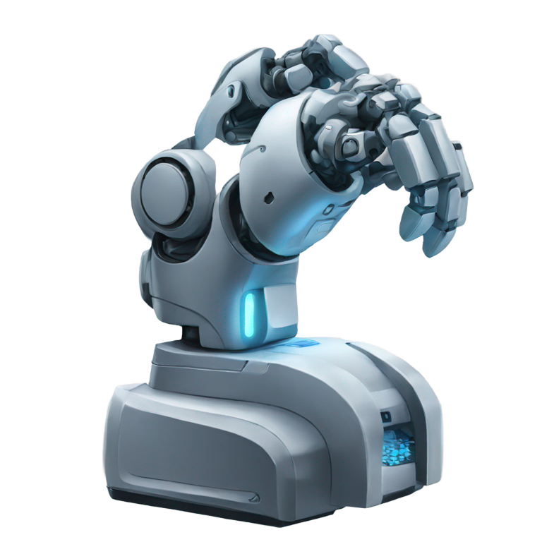 絵文字：✍️ ロボットの手に置き換え