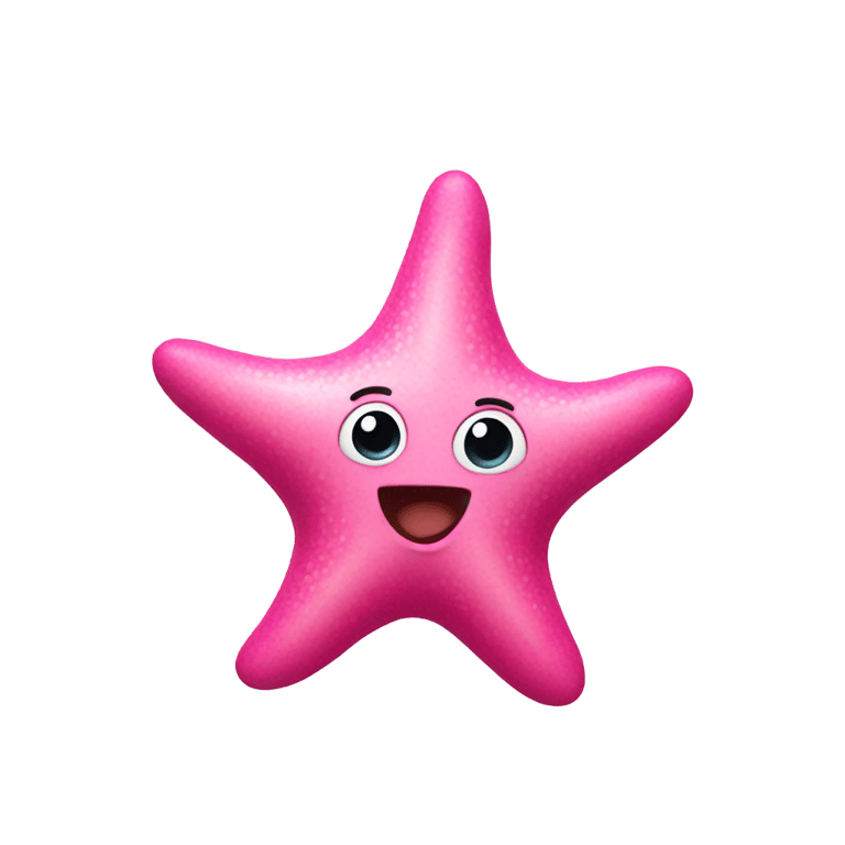 genmoji : Pink starfish arrested