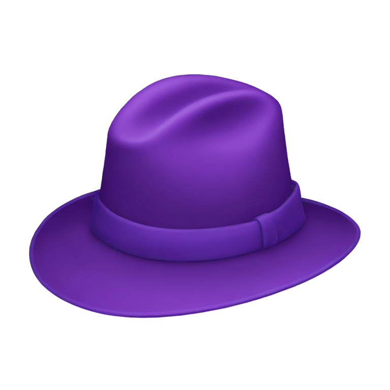 genmoji: Purple hat