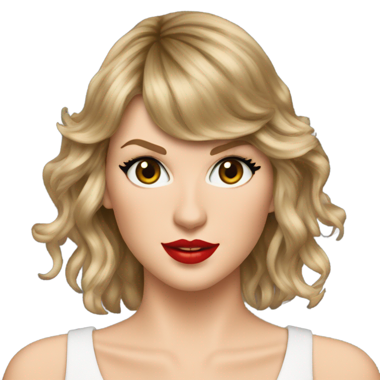 genmoji: Taylor Swift in atutu