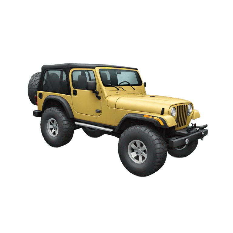 genmoji: jeep YJ