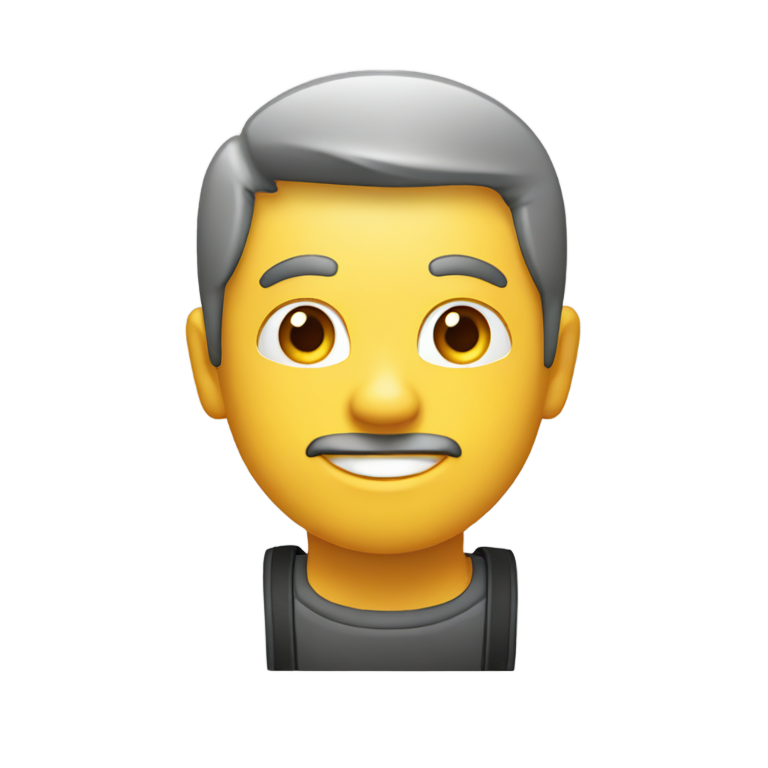 絵文字：グレーの背景に「MIN」とシンプルでクリーンな太字のテキスト。クラシックな絵文字のスタイルに合わせた高品質デザイン。