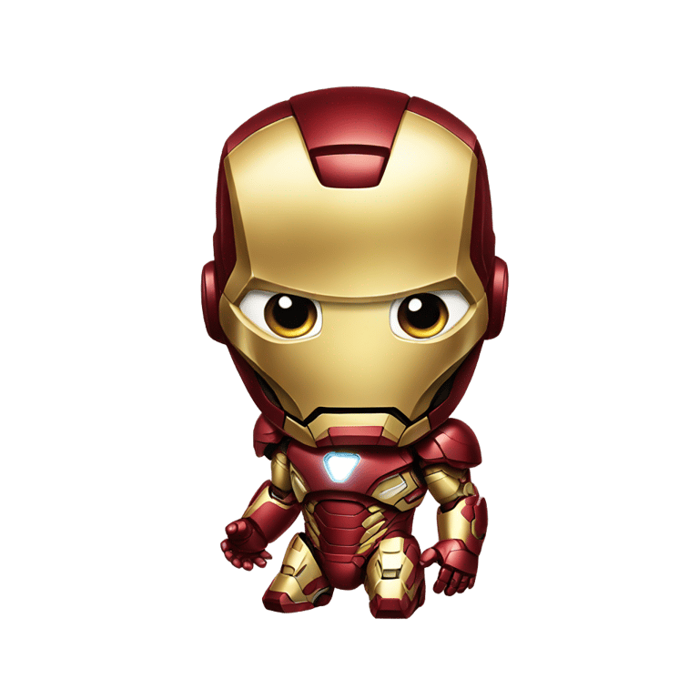 genmoji : A baby iron man