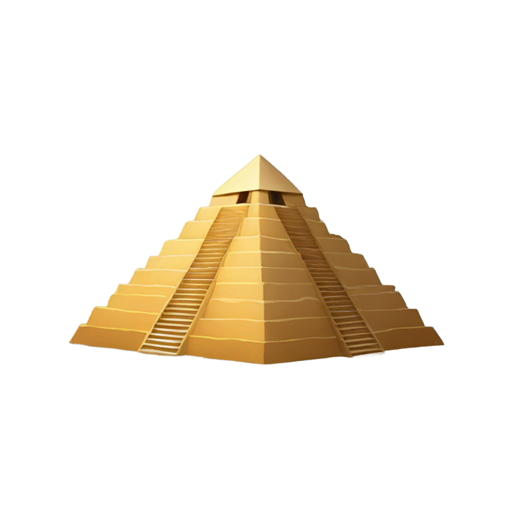 genmoji : Pyramide mystérieuse souterraine