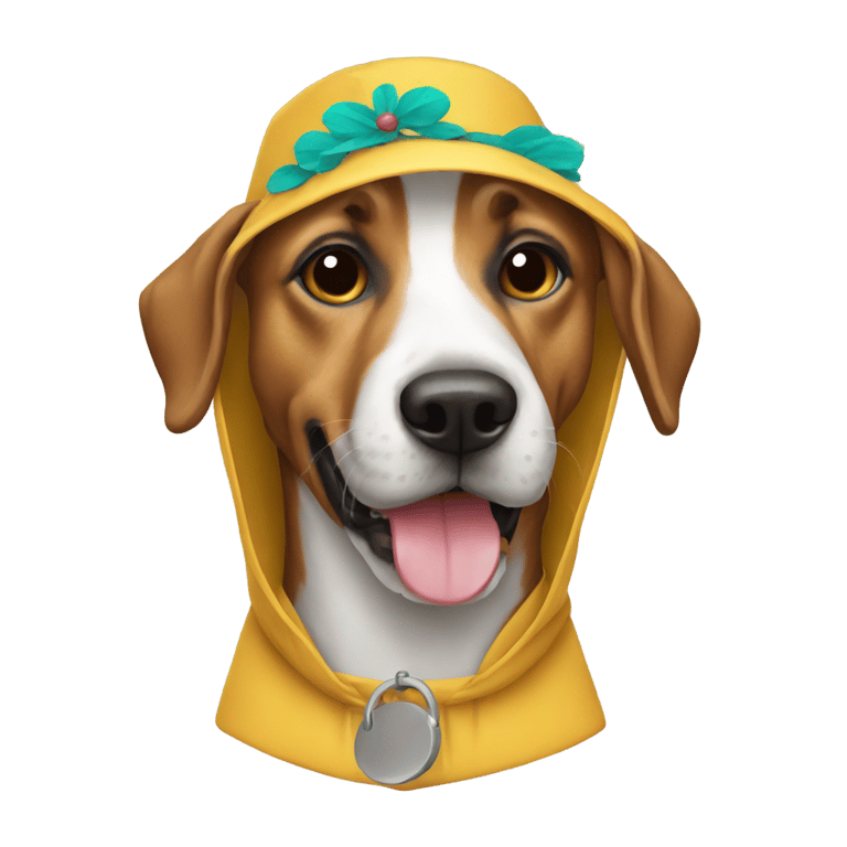 genmoji: Carib dog costume