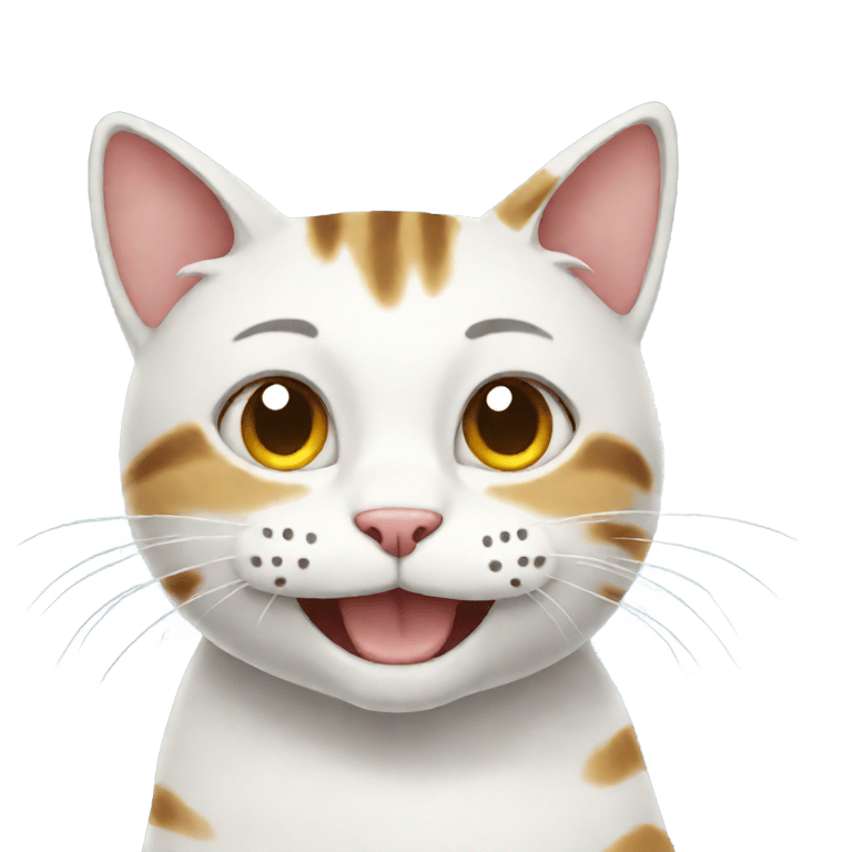 genmoji：一只开心的猫