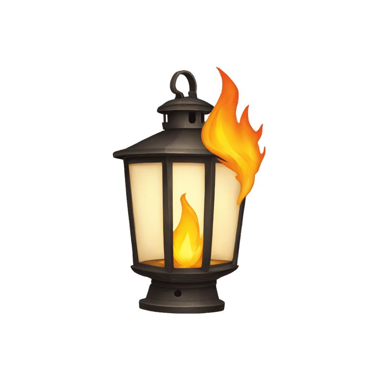 genmoji：lantern with extinguished flame