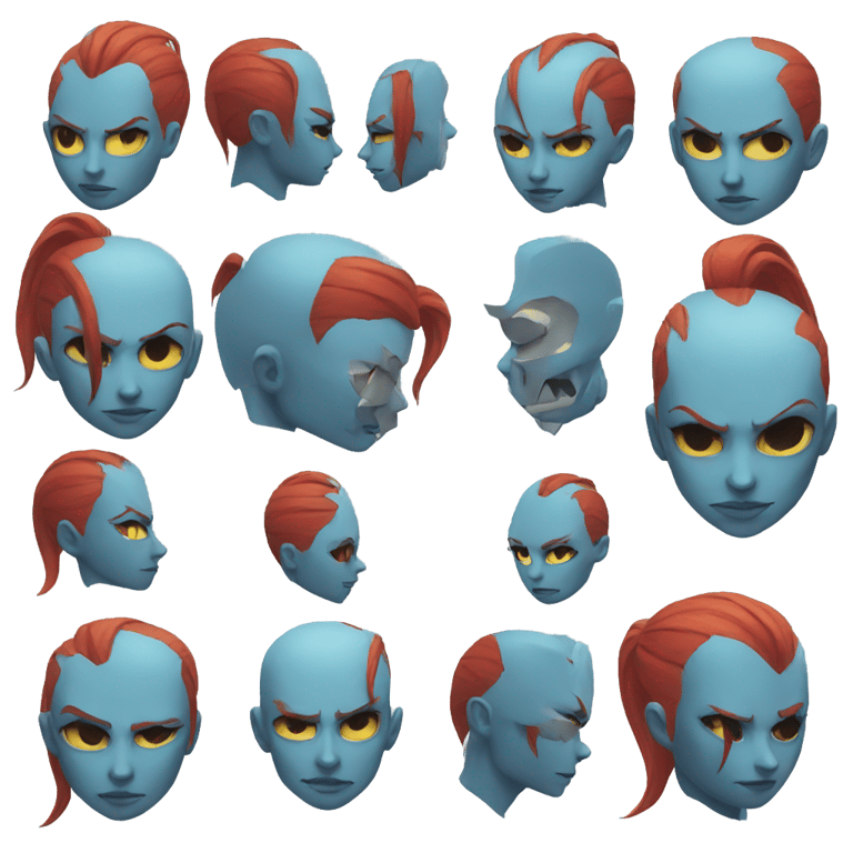 genmoji: Undyne