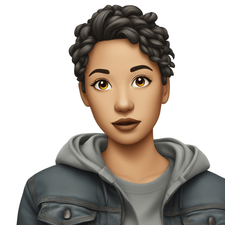 genmoji: cool girl