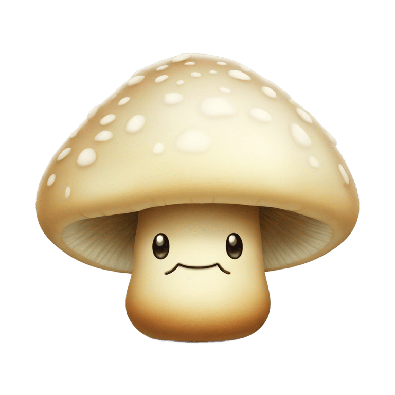 genmoji: fat mushroom