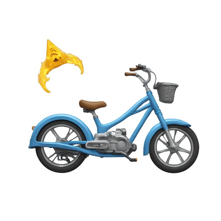 genmoji: a wizard bike