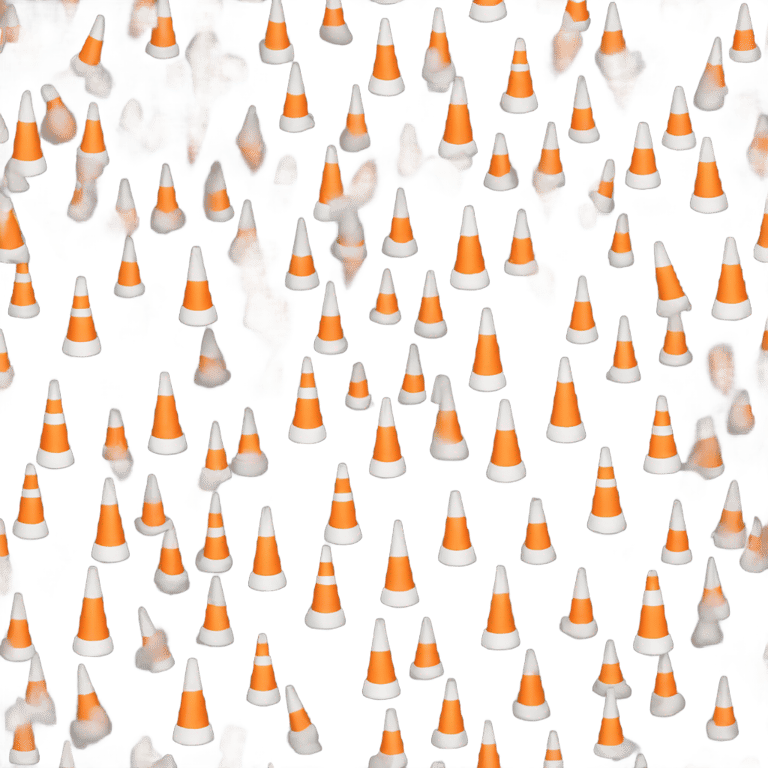 genmoji: Galaxy traffic cone