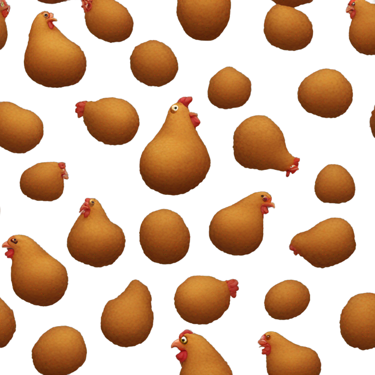 genmoji : Fiente de poulet
