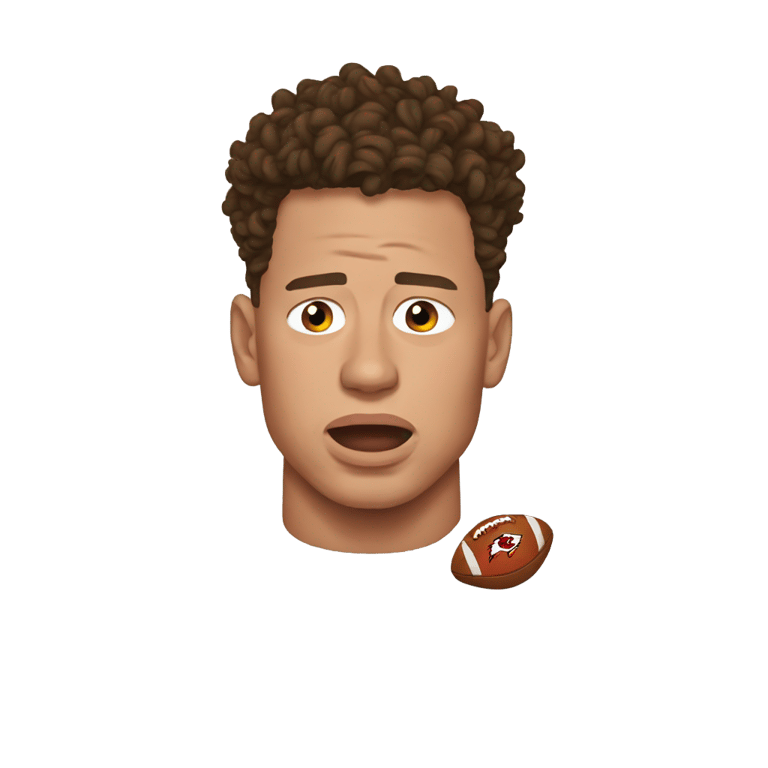 genmoji: Patrick mahomes crying