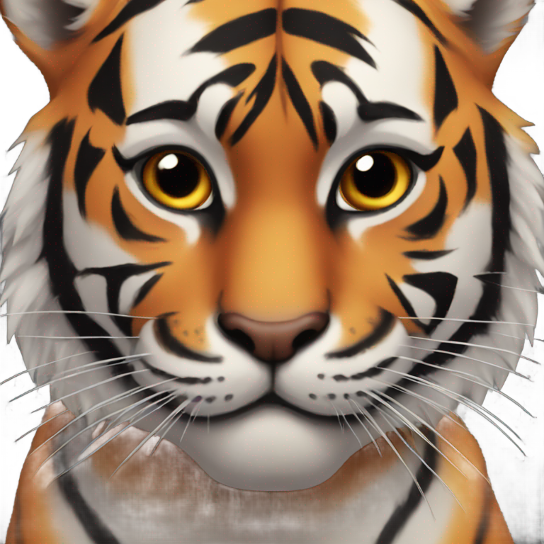 genmoji: tiger facepaint