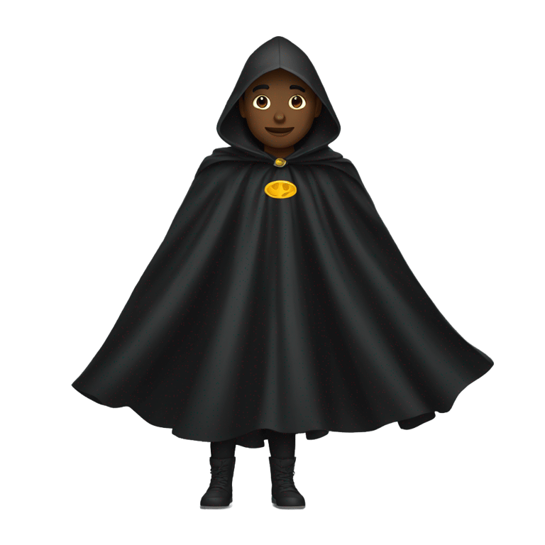 genmoji: Black cape