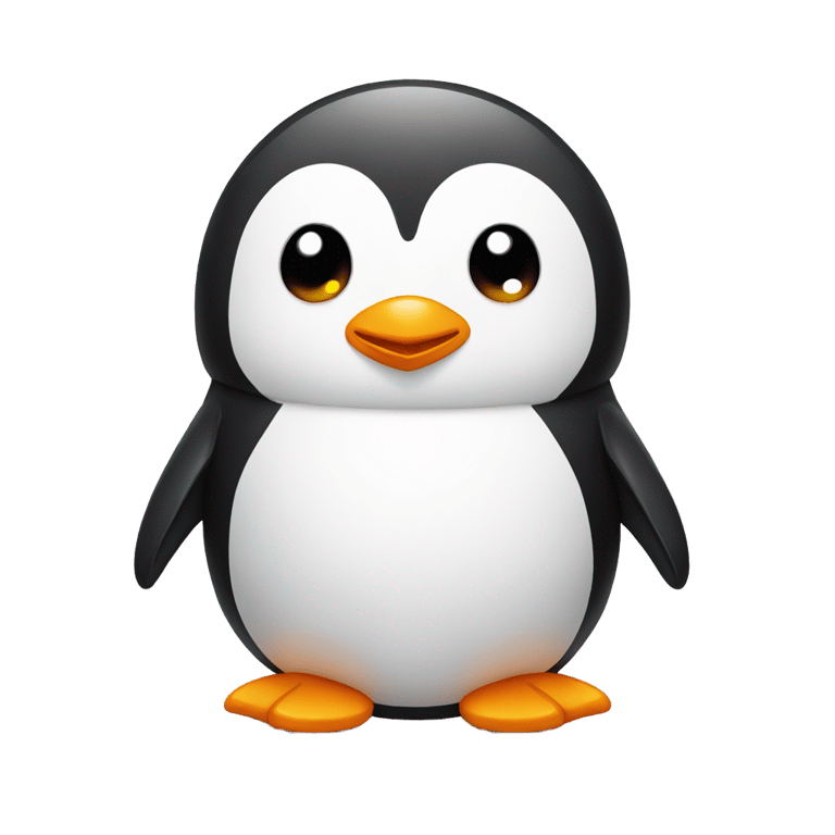 genmoji: A cute penguin single