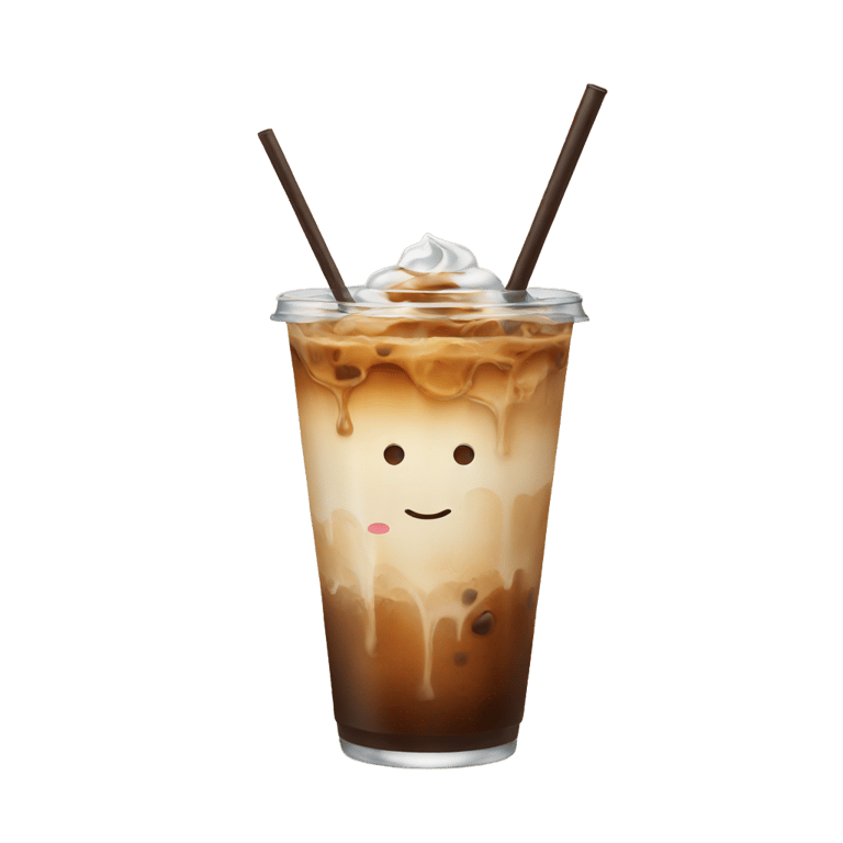 genmoji: Iced coffee