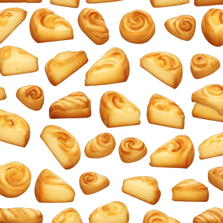 genmoji: A cheese danish pastry