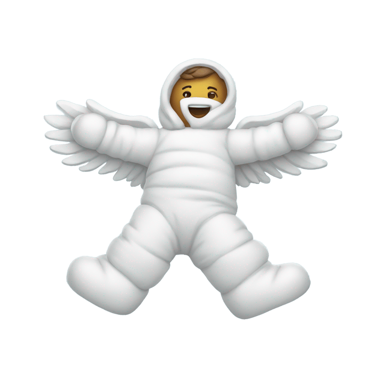 genmoji: snow angel