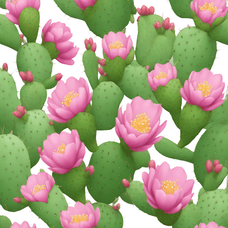 genmoji: Prickly-pear blossoms