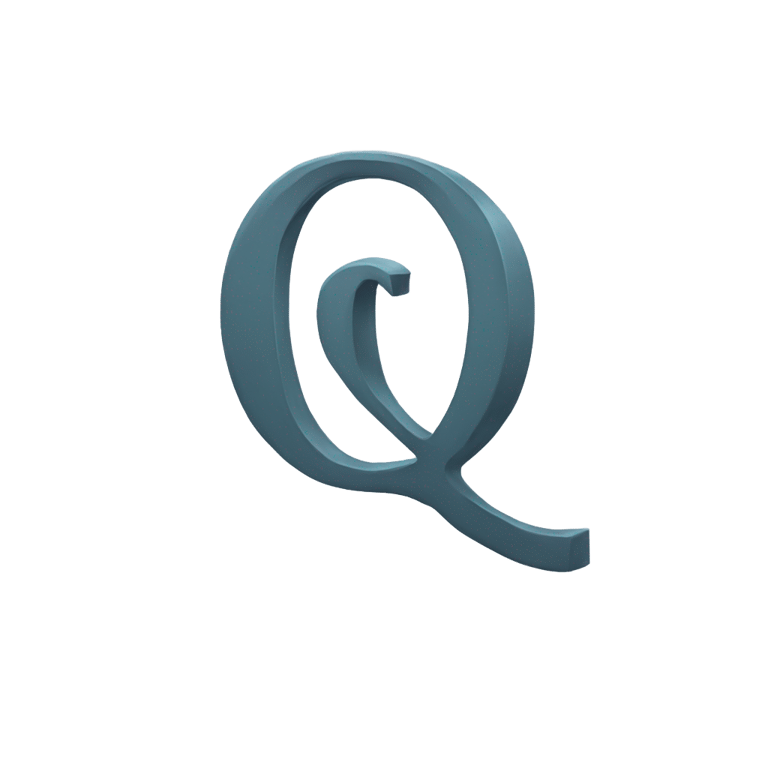 genmoji: Letter q