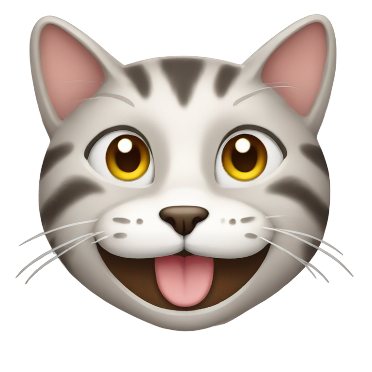 genmoji: Winking cat emoji