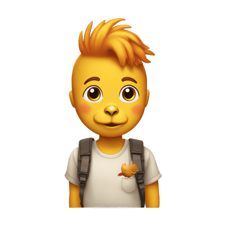 genmoji: Chicken kid