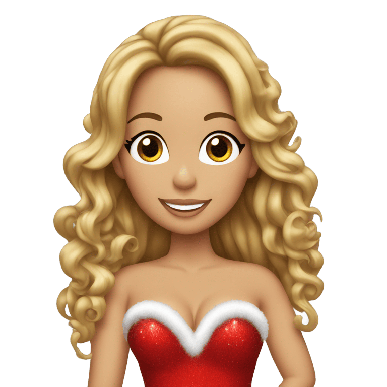 genmoji: mariah carey christmas