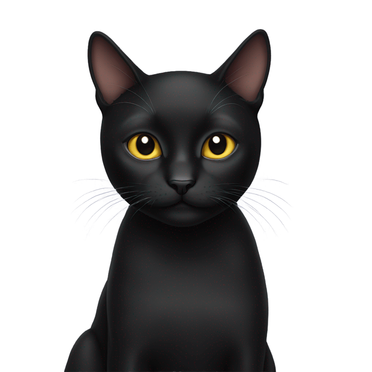 genmoji: Black cat