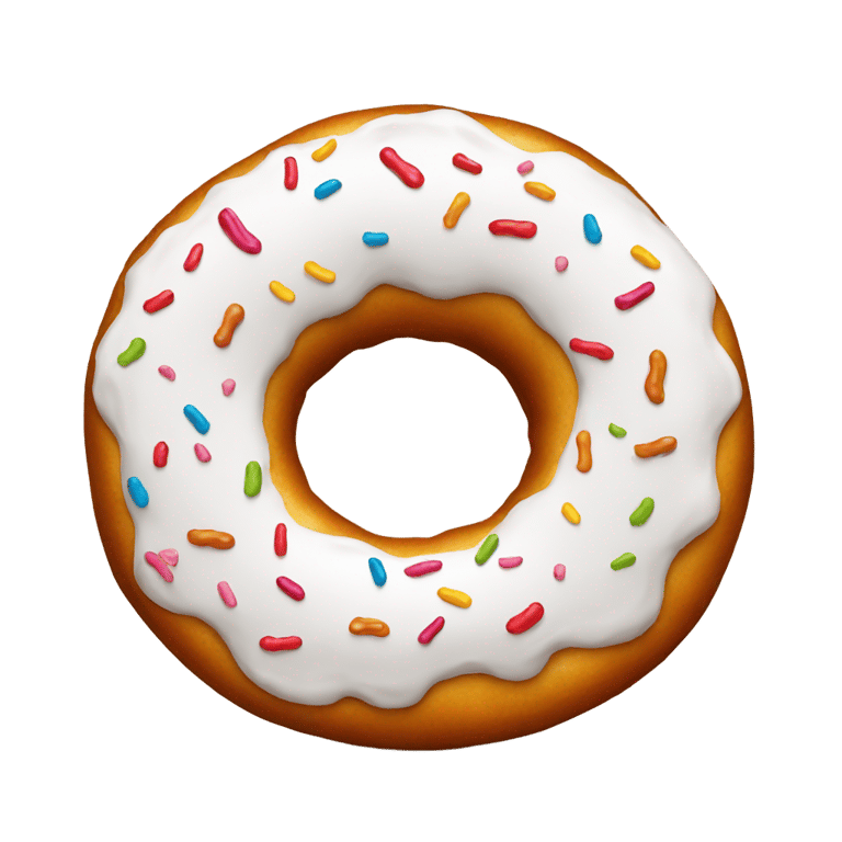 genmoji: Rock donut