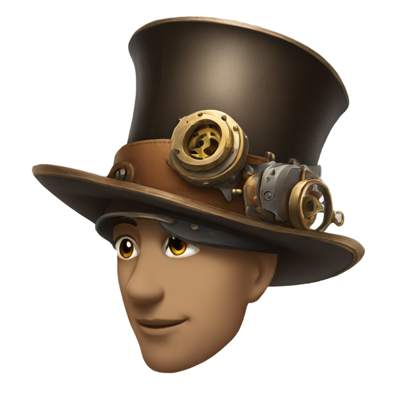genmoji: Steampunk hat emoji