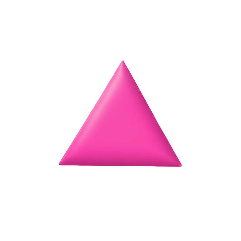 genmoji: Pink Triangle Flag