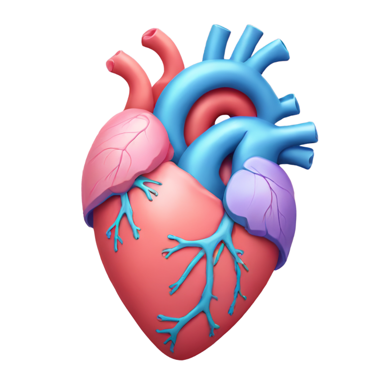 genmoji: Pastel anatomical heart