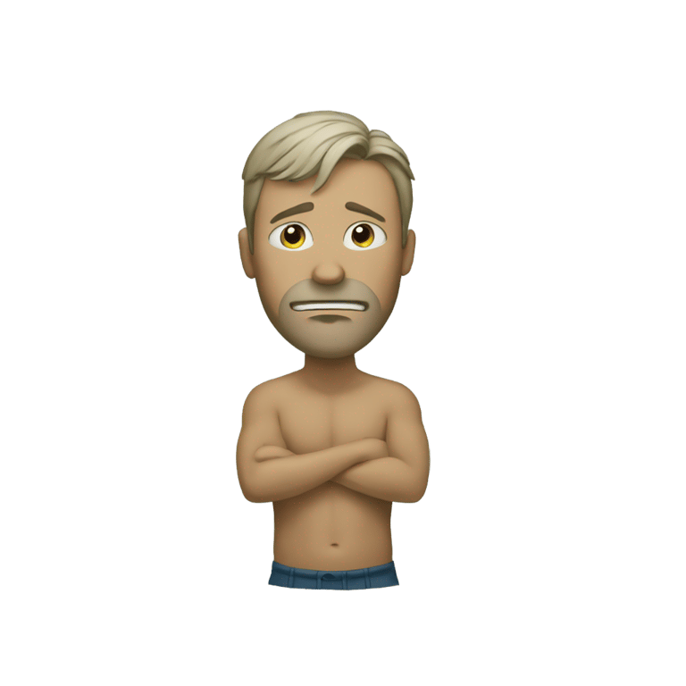 genmoji：一个男人在拉网球