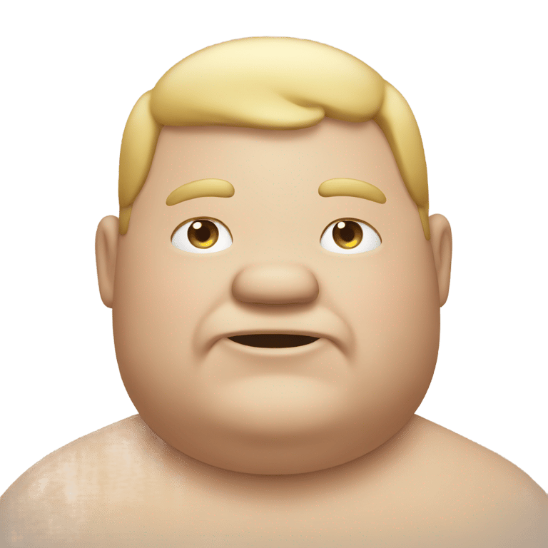 genmoji: fat guy