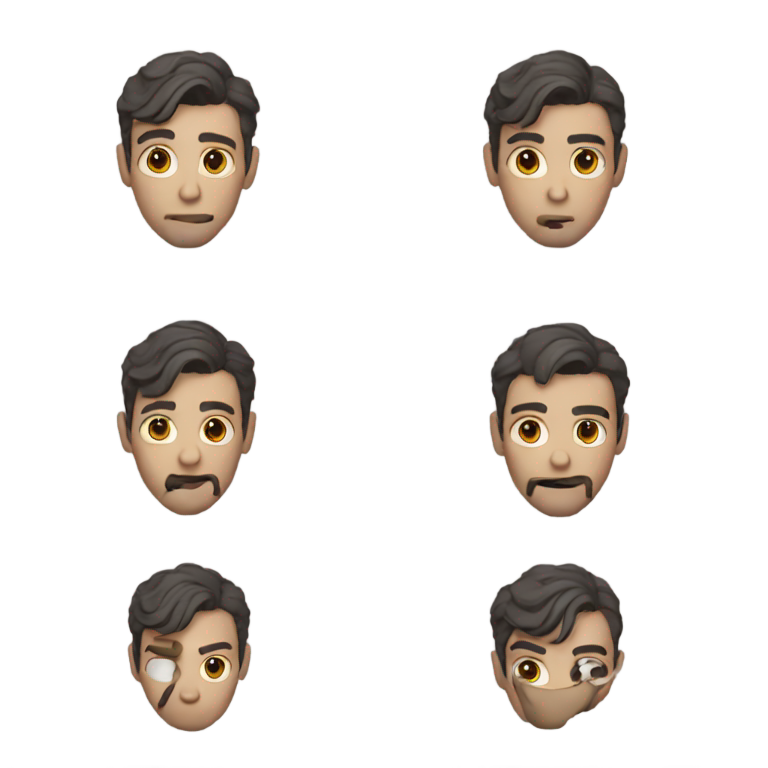 genmoji: Klaus Hargreeves