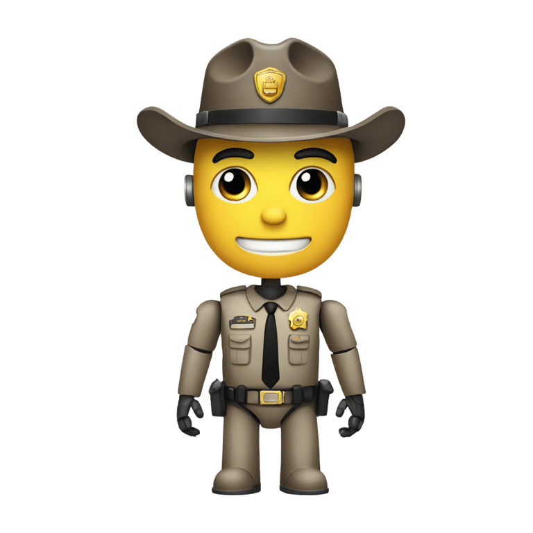 genmoji: robot deputy