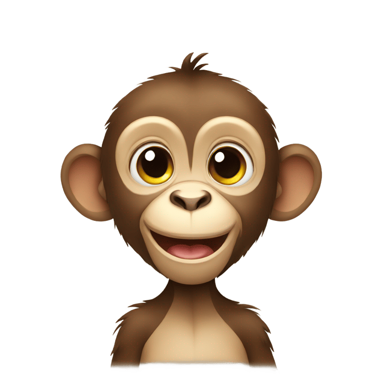 genmoji: Cute monkey