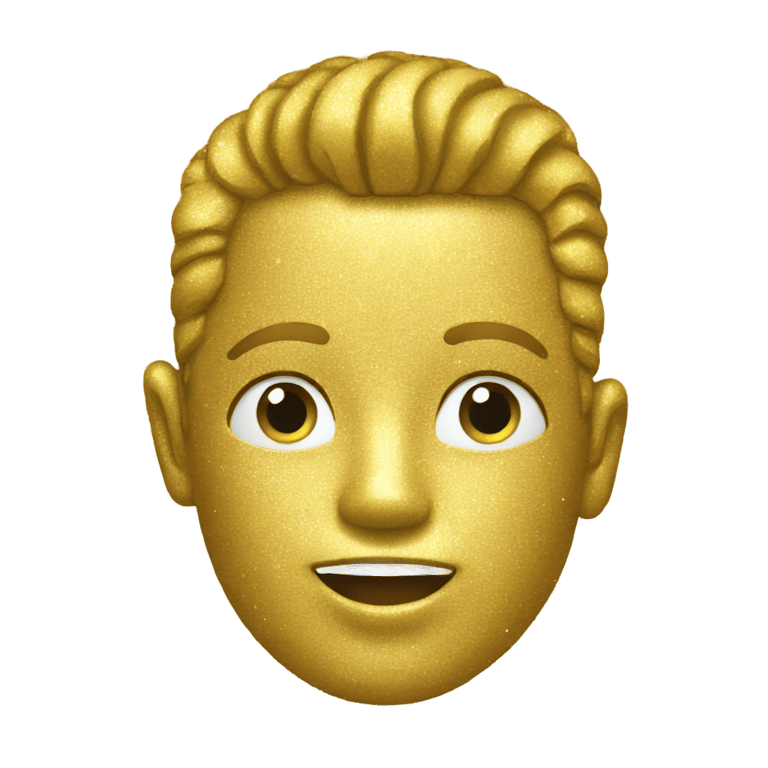 genmoji: Golden glitter