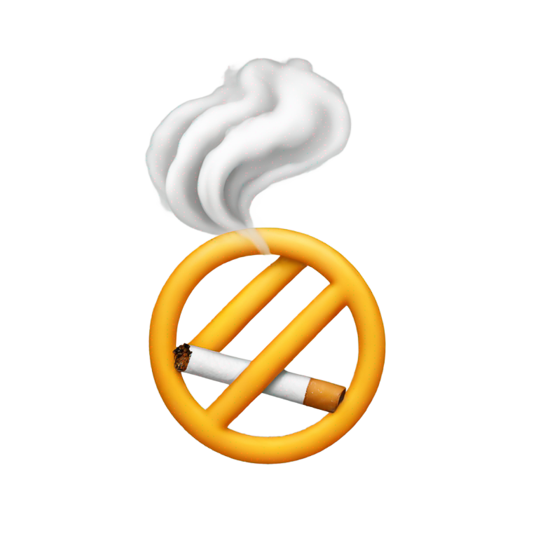 genmoji : no smoking emoji