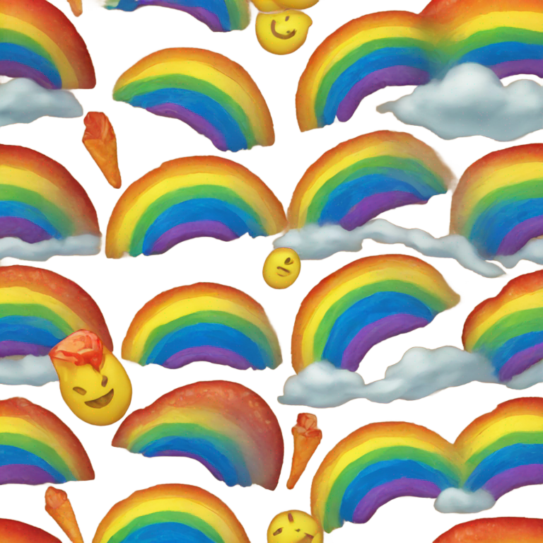 genmoji: Rainbow Ohio grilling