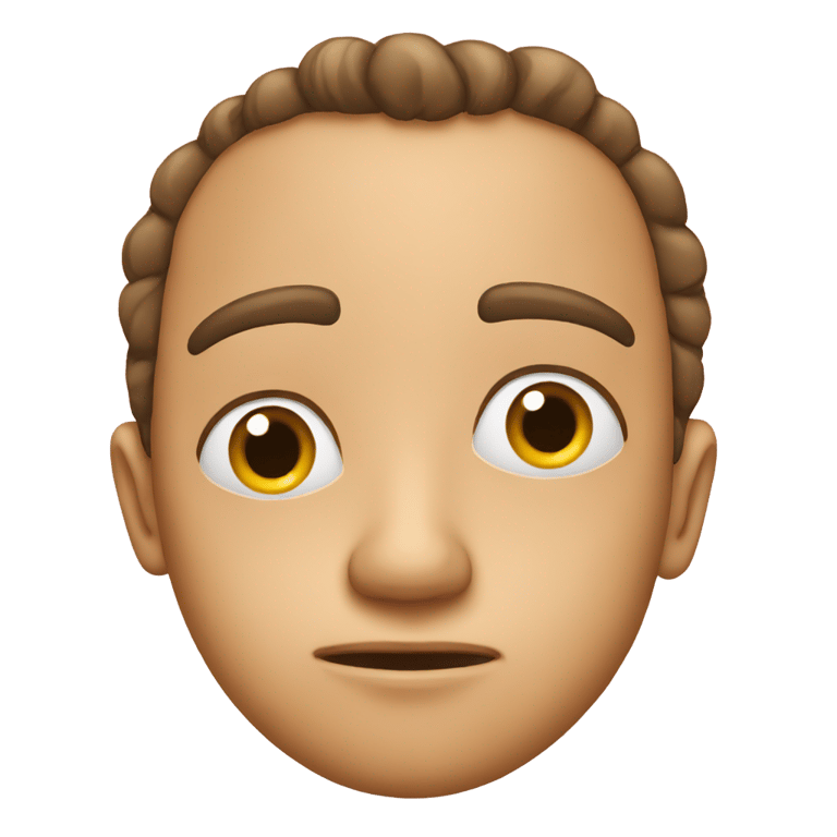 genmoji: Side eye emoji