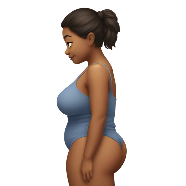 prompt: Girl with fat ass bent over spreading pussy wide