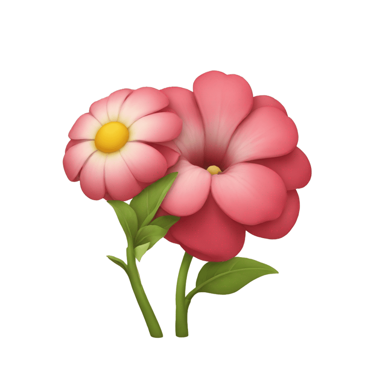 genmoji: Flower kissing